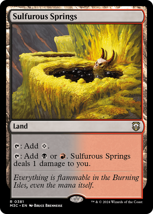 Sulfurous Springs [Modern Horizons 3 Commander]