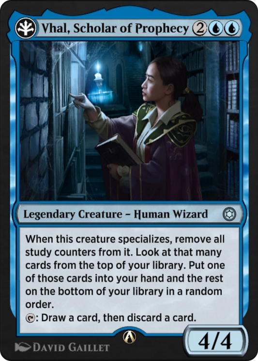Vhal, Scholar of Prophecy (HBG-08U) - Alchemy Horizons: Baldur's Gate