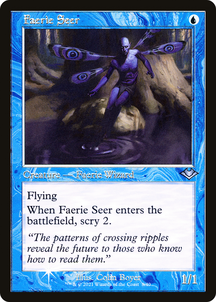 Faerie Seer (MH1-008) - Modern Horizons 1 Timeshifts Etched Foil