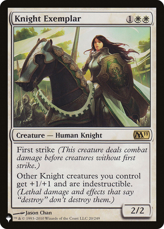 Knight Exemplar (M11) (LIST-20/249) - The List