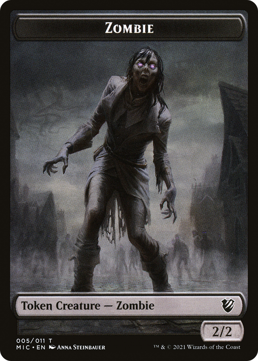 Zombie (TMIC-005) - Midnight Hunt Commander Tokens