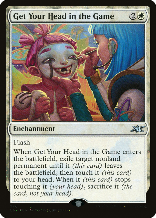 Get Your Head in the Game (Galaxy Foil) (UNF-296) - Unfinity Foil