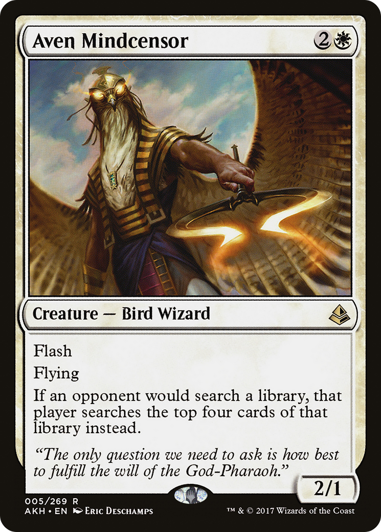 Aven Mindcensor [Amonkhet]