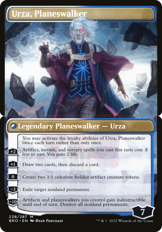 Urza, Planeswalker (BRO-238B) - The Brothers' War Foil