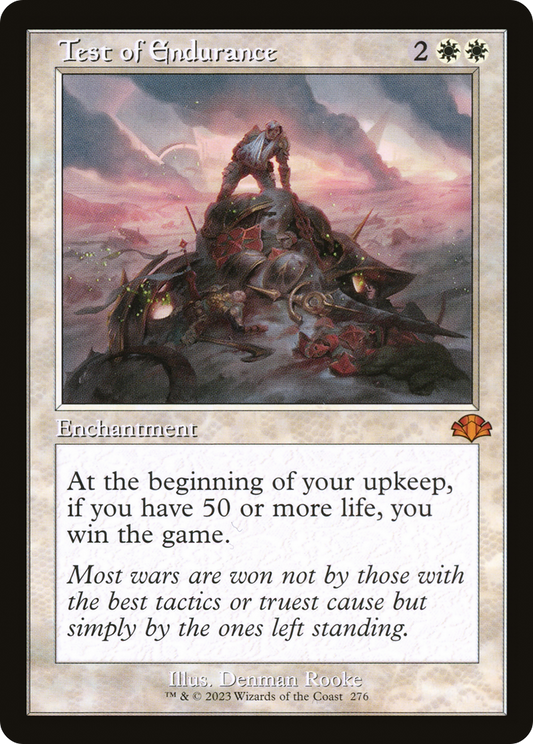 Test of Endurance (Retro Frame) (DMR-276) - Dominaria Remastered Foil