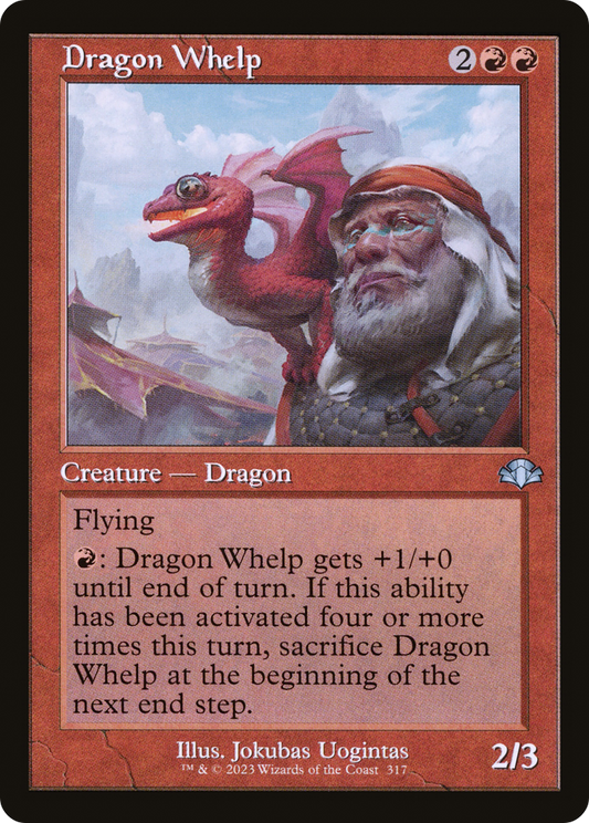 Dragon Whelp (Retro Frame) (DMR-317) - Dominaria Remastered Foil