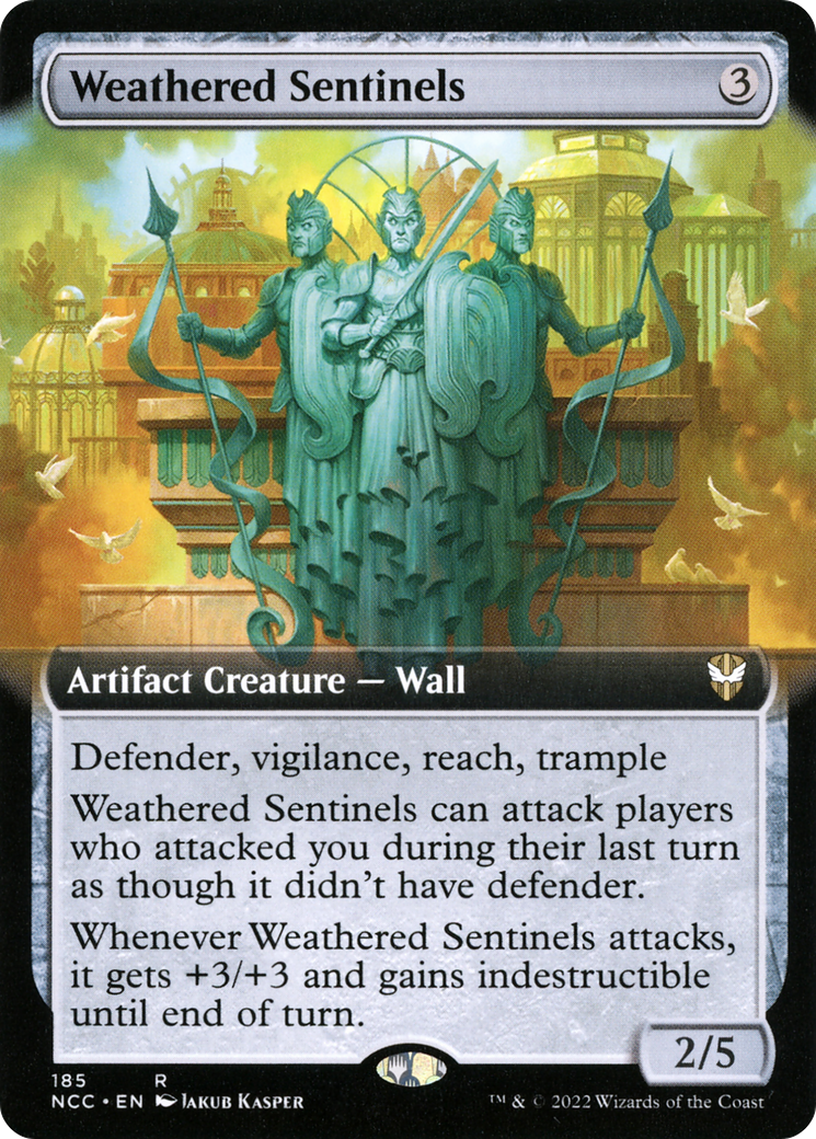 Weathered Sentinels (Extended Art) [Streets of New Capenna Commander]