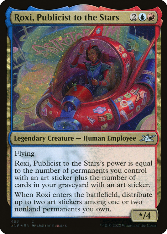 Roxi, Publicist to the Stars (Galaxy Foil) (UNF-463) - Unfinity Foil