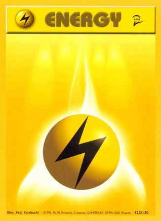 Lightning Energy 128  Base Set 2 - Common