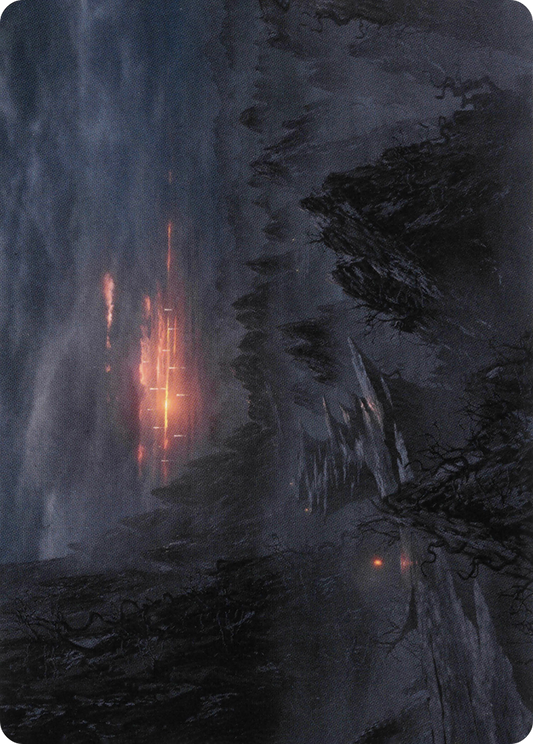 Sundown Pass // Sundown Pass (AVOW-068) - Crimson Vow Art Series (Borderless) Foil
