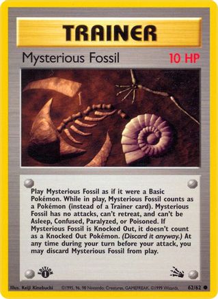 Mysterious Fossil 062  - Unlimited Fossil - Common