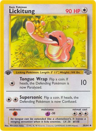 Lickitung 038  - Unlimited Jungle - Uncommon