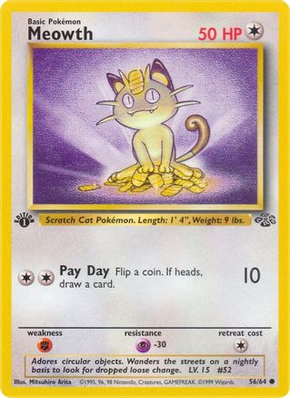 Meowth 056  - Unlimited Jungle - Common