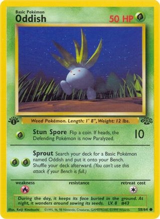 Oddish 058  - Unlimited Jungle - Common