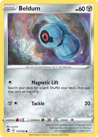 Beldum 117  SWSH12 Silver Tempest - Common