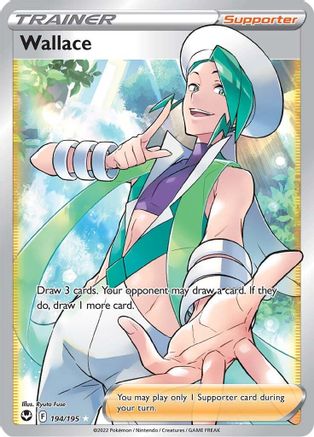 Wallace (Full Art) 194  - Holofoil SWSH12 Silver Tempest - Ultra Rare