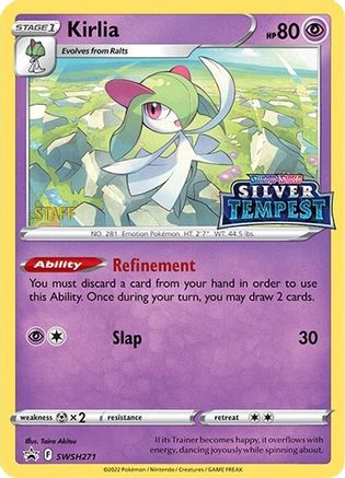 Kirlia - SWSH271 (Prerelease) [STAFF]  - Holofoil SWSH Sword & Shield Promo Cards - Promo