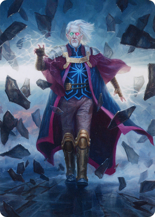 Urza, Planeswalker // Urza, Planeswalker (ABRO-042) - The Brothers' War Art Series (Borderless) Foil