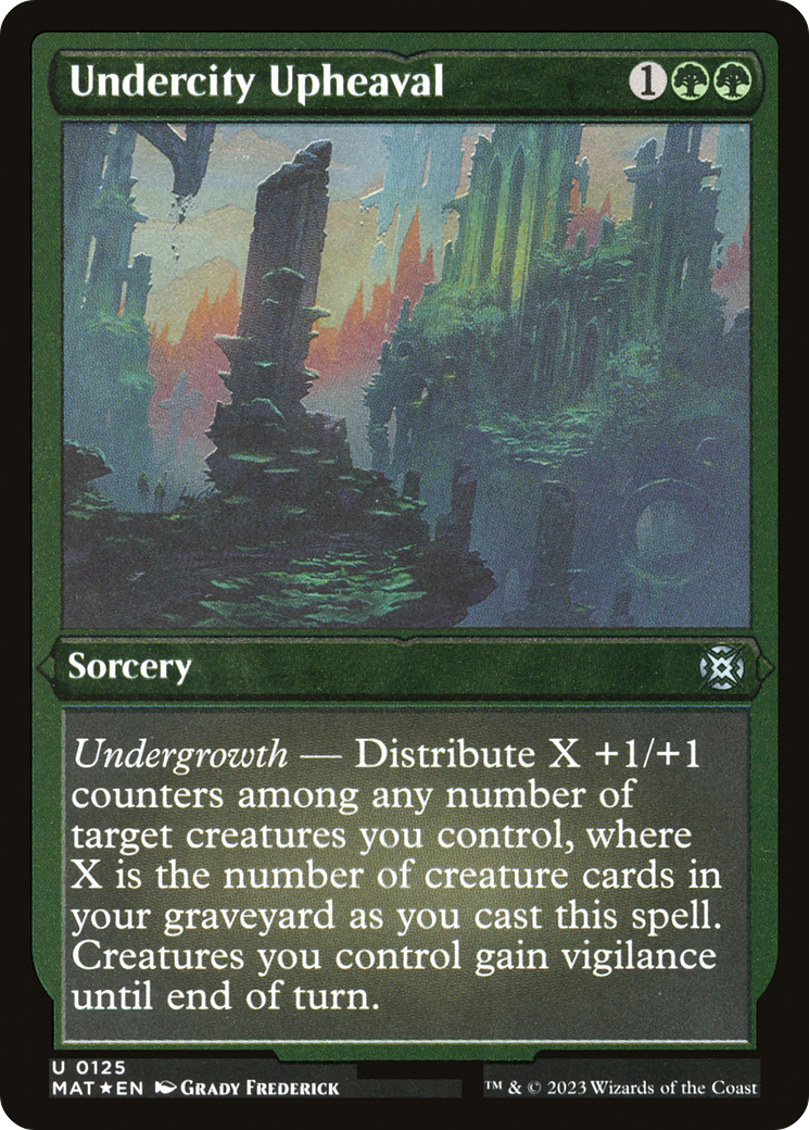 Undercity Upheaval (MAT-125) - March of the Machine: The Aftermath Etched Foil