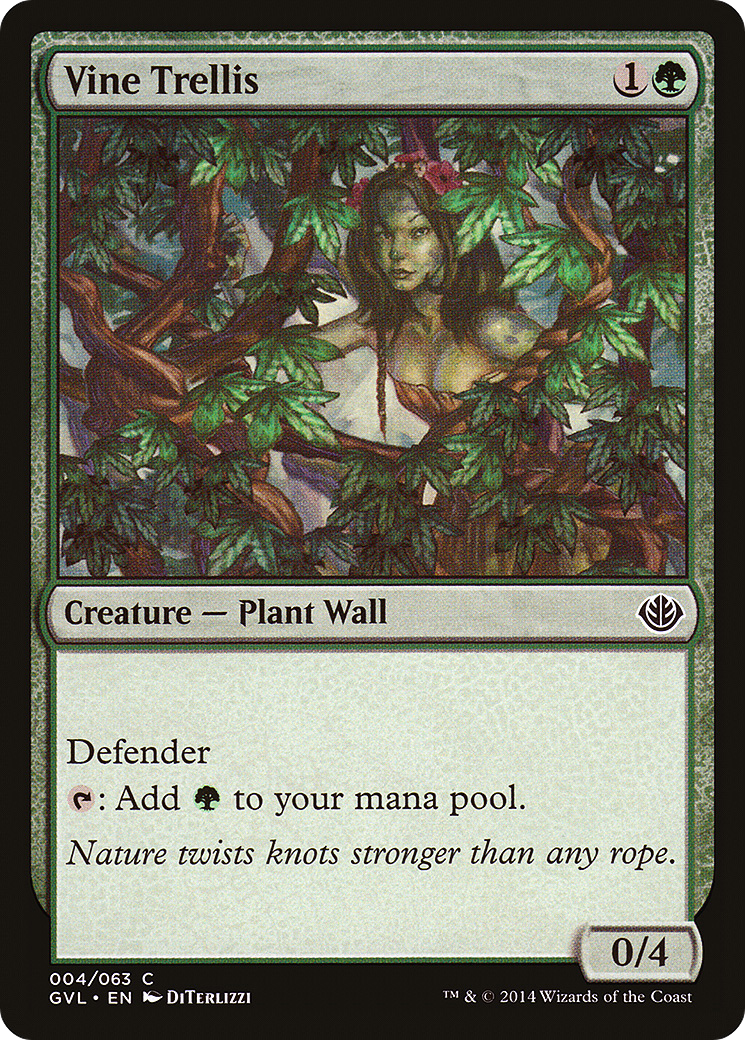 Vine Trellis (Garruk vs. Liliana) [Duel Decks Anthology]