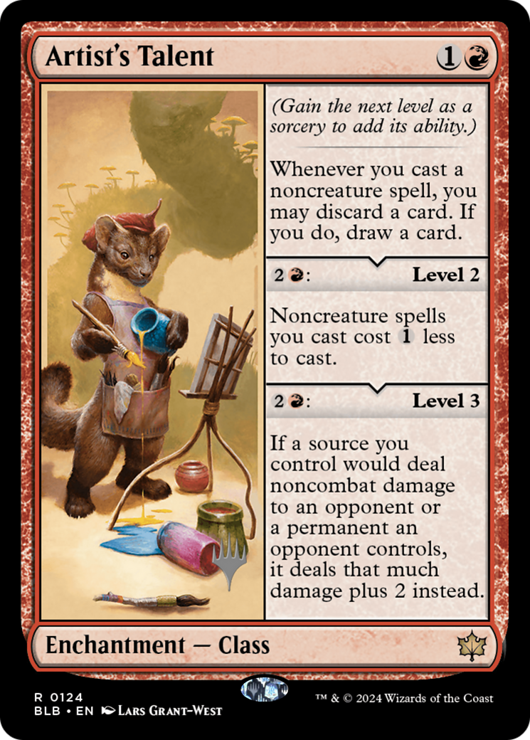 Artist's Talent (Promo Pack) [Bloomburrow Promos]