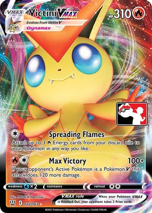 Victini VMAX  - Holofoil Prize Pack Series Cards - Ultra Rare