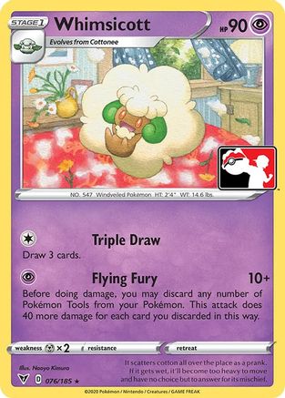 Whimsicott  Prize Pack Series Cards - Rare