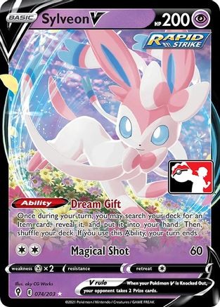 Sylveon V  - Holofoil Prize Pack Series Cards - Ultra Rare