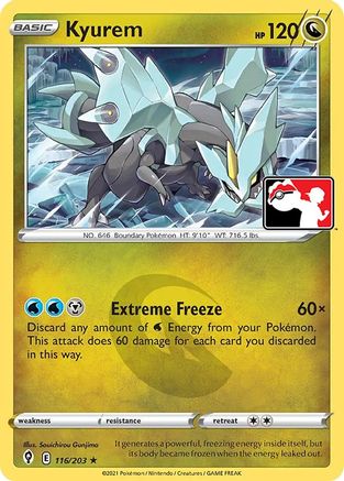 Kyurem  Prize Pack Series Cards - Rare