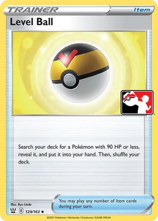 Level Ball 129  - Holofoil Prize Pack Series Cards - Uncommon