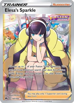 Elesa's Sparkle (Full Art) 147  - Holofoil Crown Zenith - Ultra Rare