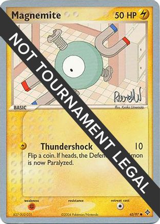 Magnemite - 2004 (Reed Weichler) 063  World Championship Decks - Common