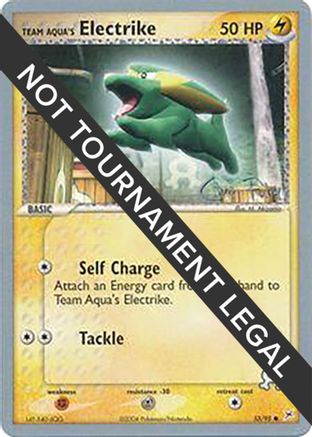 Team Aqua's Electrike - 2004 (Chris Fulop) 027  World Championship Decks - Uncommon