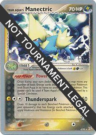 Team Aqua's Manectric 004  World Championship Decks - Holo Rare