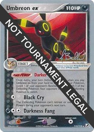 Umbreon ex - 2006 (Jimmy Ballard) 112  World Championship Decks - Ultra Rare