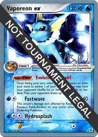 Vaporeon ex - 2006 (Jimmy Ballard) 110  World Championship Decks - Ultra Rare