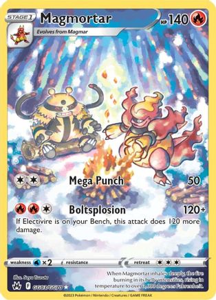 Magmortar GG03  - Holofoil Crown Zenith Galarian Gallery - Ultra Rare