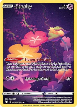 Comfey GG14  - Holofoil Crown Zenith Galarian Gallery - Ultra Rare