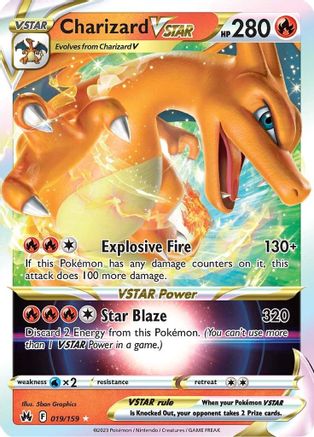 Charizard VSTAR 019  - Holofoil Crown Zenith - Ultra Rare
