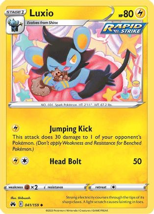 Luxio (41) 041  Crown Zenith - Uncommon