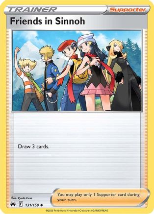 Friends in Sinnoh 131  Crown Zenith - Uncommon