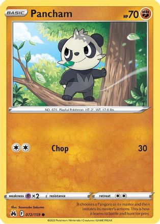 Pancham 072  Crown Zenith - Common