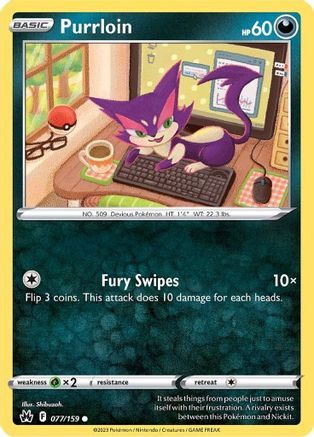 Purrloin 077  Crown Zenith - Common