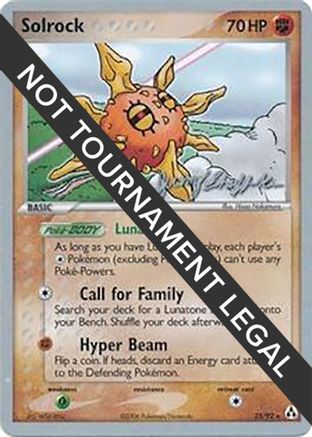 Solrock (25) 025  World Championship Decks - Rare