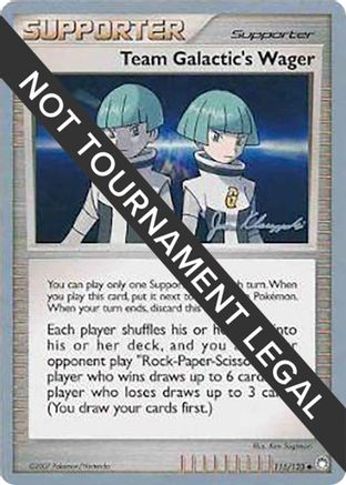Team Galactic's Wager - 2008 (Jason Klaczynski) 115  World Championship Decks - Uncommon