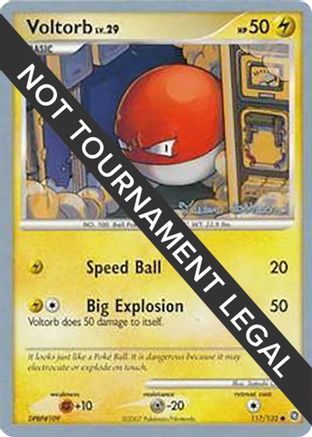 Voltorb - 2008 (Tristan Robinson) 117  World Championship Decks - Common