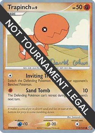 Trapinch - 2009 (David Cohen) 115  World Championship Decks - Common