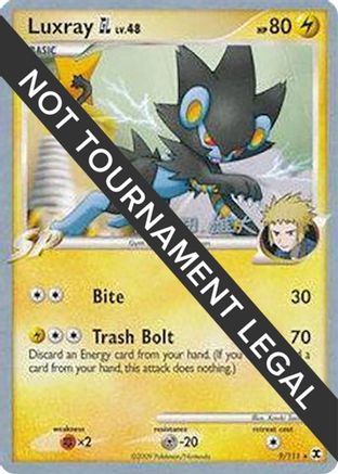 Luxray GL - 2010 (Yuta Komatsuda) 009  World Championship Decks - Rare