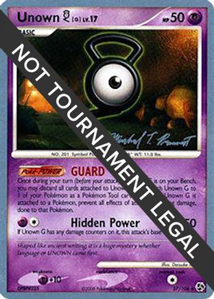 Unown [G] - 2010 (Michael Pramawat) 057  World Championship Decks - Uncommon