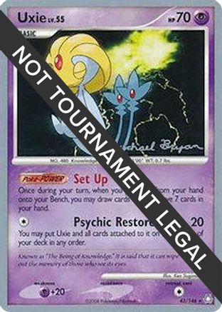 Uxie - 2010 (Mychael Bryan) 043  World Championship Decks - Rare